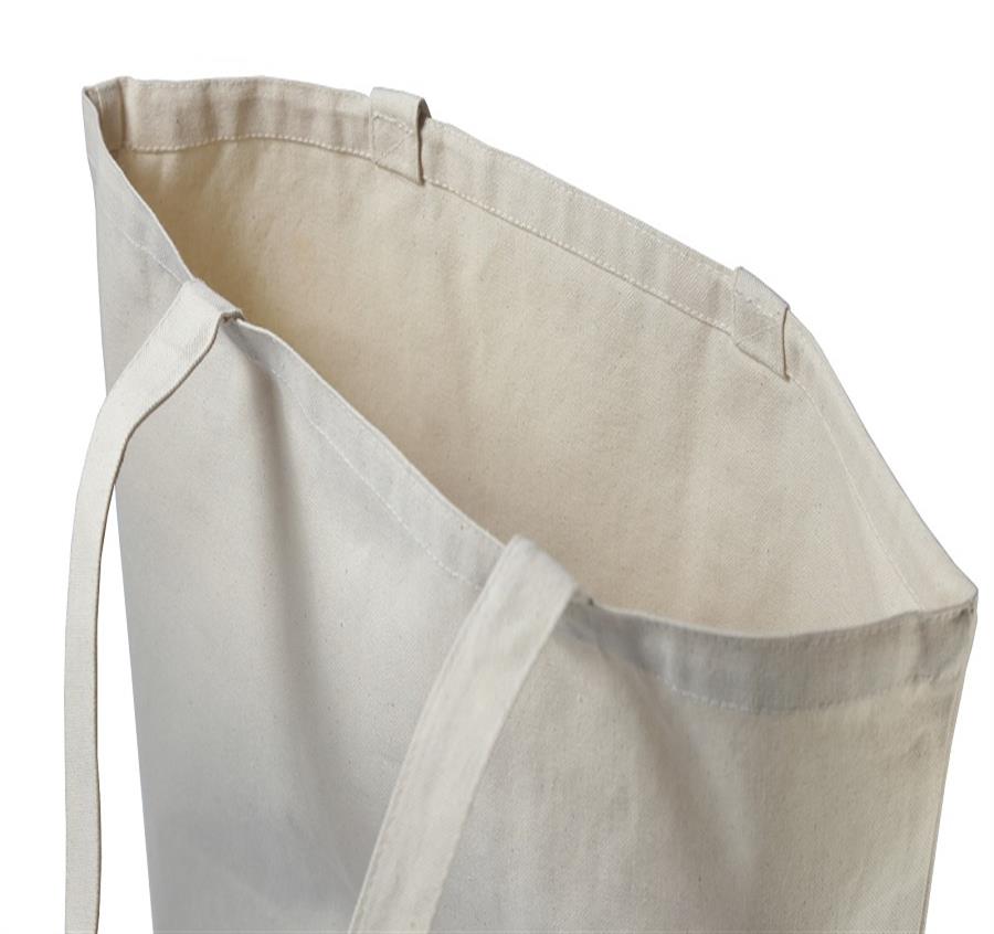 Jumbo Canvas Tote with Canvas Handles