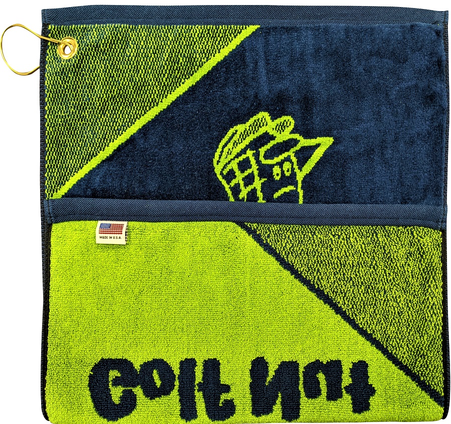 16" x 24" Jacquard Bar & Golf Towel Made in USA