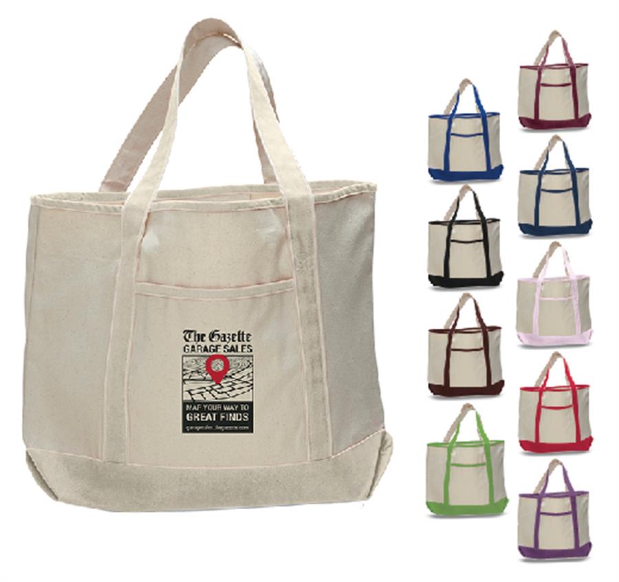 Large Canvas Deluxe Tote