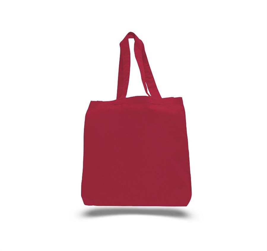 Cotton Tote Bag with Bottom Gusset
