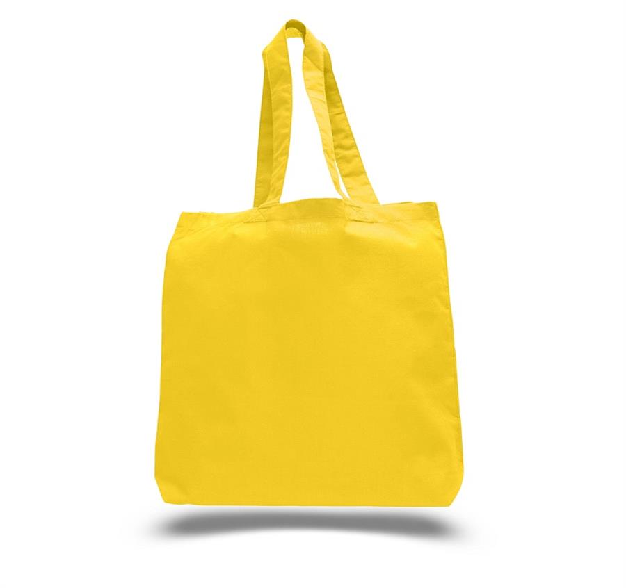 Cotton Tote Bag with Bottom Gusset