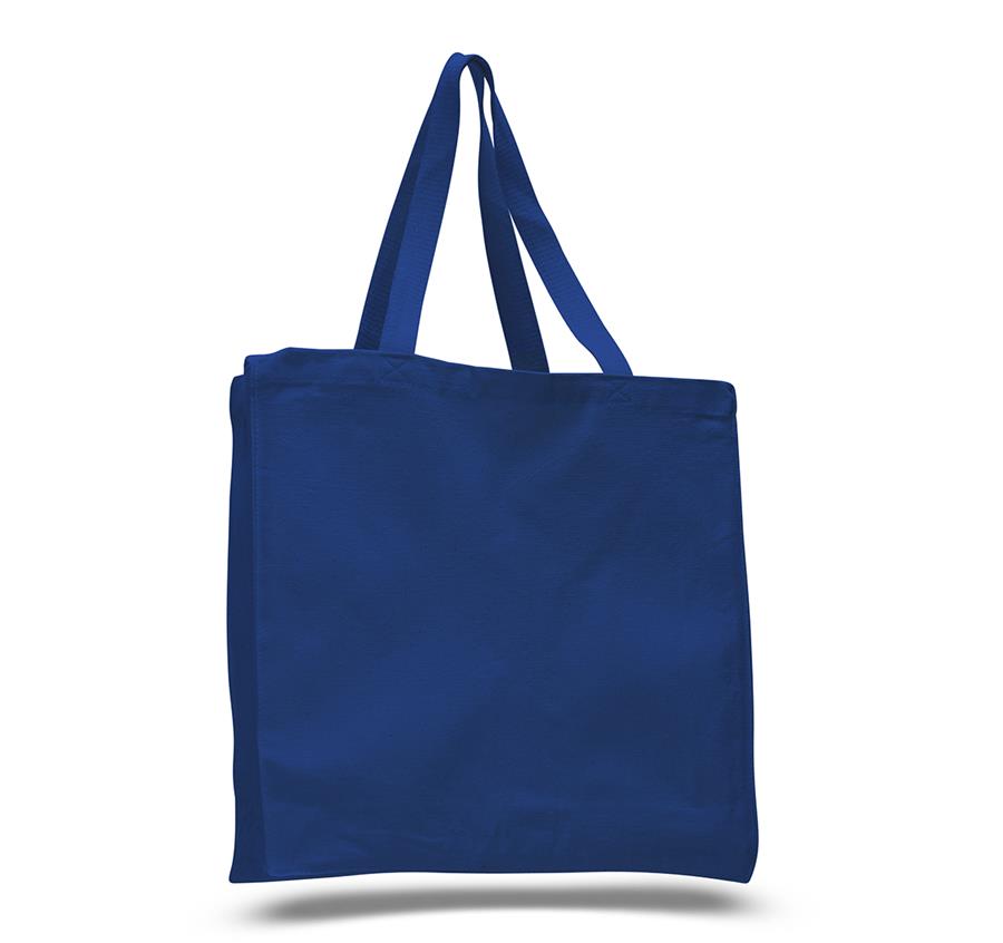 Cotton Canvas Gusset Tote