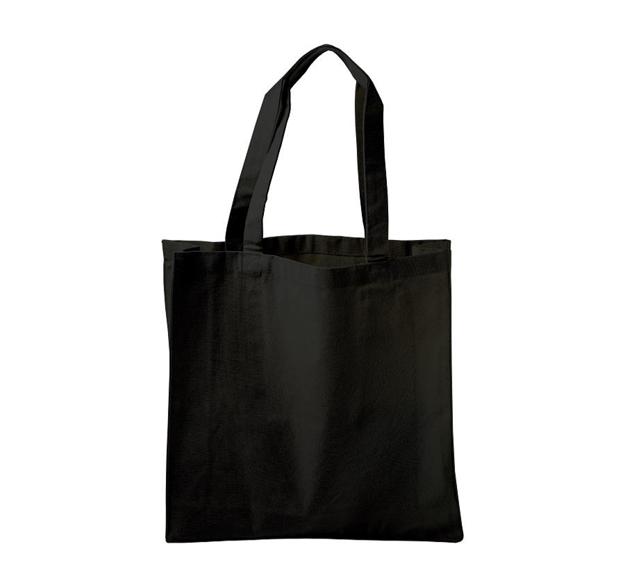 Canvas Shopper with Canvas Handles